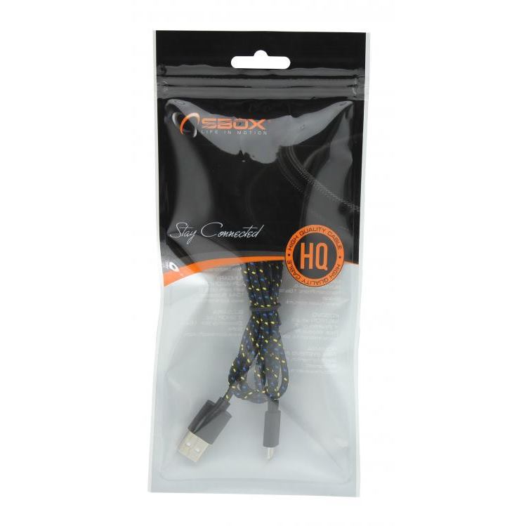 Prepojovací kábel USB 2.0/micro USB 1m Black