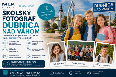 Školský fotograf Dubnica nad Váhom – profesionálne fotenie pre školy a škôlky