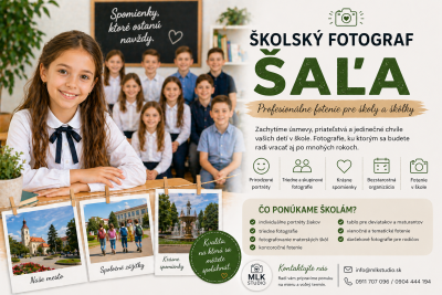 Školský fotograf Šaľa – profesionálne fotenie pre školy a škôlky