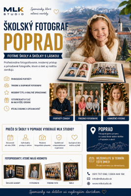 Školský fotograf Poprad – profesionálne fotenie škôl a škôlok