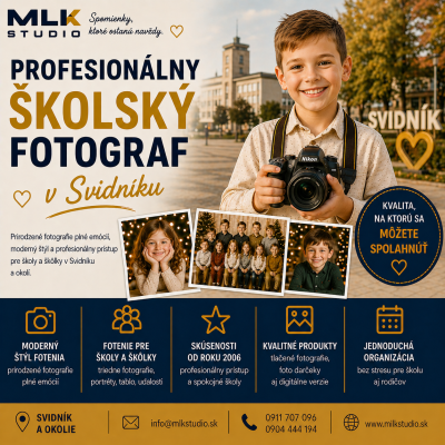 Školský fotograf Svidník – profesionálne fotenie škôl a škôlok