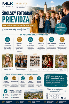 Školský fotograf Prievidza – kvalitné školské fotografie pre školy a škôlky