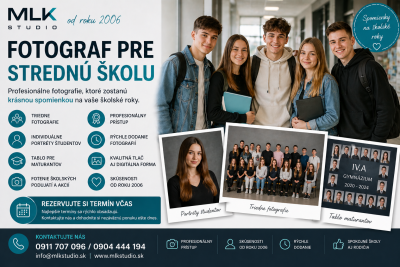 Fotograf pre strednú školu – profesionálne fotenie študentov a tried