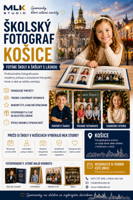 Školský fotograf Košice – profesionálne fotenie škôl a škôlok