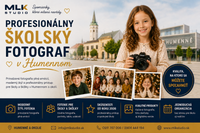 Školský fotograf Humenné – profesionálne fotenie škôl a škôlok