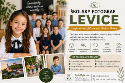 Školský fotograf Levice – profesionálne fotenie pre školy a škôlky