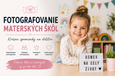 Fotografovanie materských škôl – profesionálny fotograf pre škôlky na Slovensku