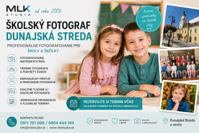 Školský fotograf Dunajská Streda – profesionálne fotenie pre školy a škôlky