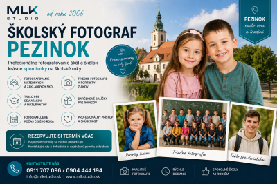 Školský fotograf Pezinok – profesionálne fotenie pre školy a škôlky