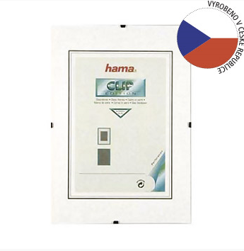 Hama clip-Fix, priehľadný plast, 50x70 cm