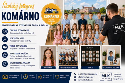 Školský fotograf Komárno – profesionálne fotenie pre školy a škôlky