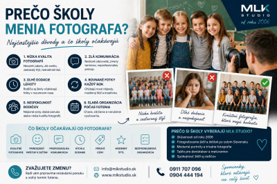 Prečo školy menia fotografa – najčastejšie dôvody a čo školy očakávajú