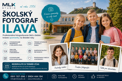 Školský fotograf Ilava – profesionálne fotenie pre školy a škôlky