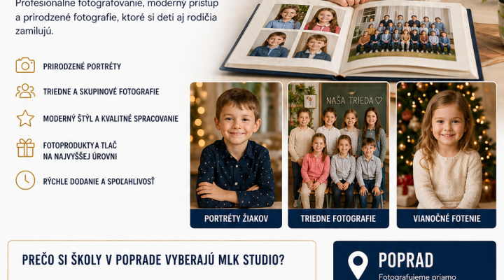 Školský fotograf Poprad – profesionálne fotenie škôl a škôlok