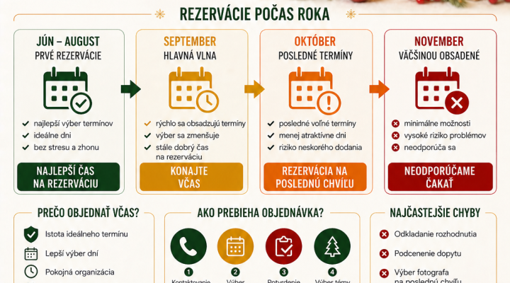 Kedy objednať vianočné fotenie pre školu