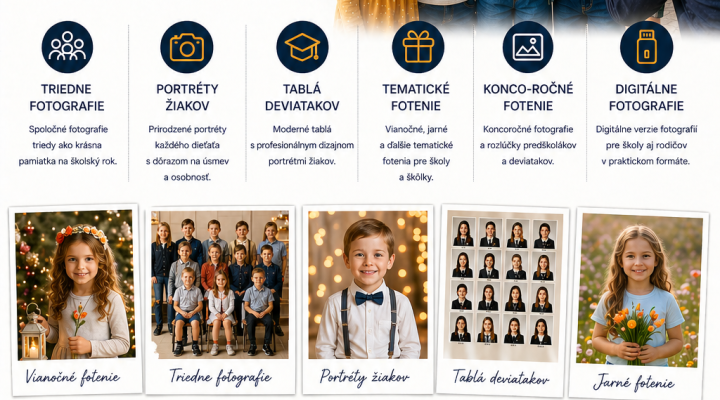 Školský fotograf Banská Bystrica – profesionálne fotenie pre školy a škôlky
