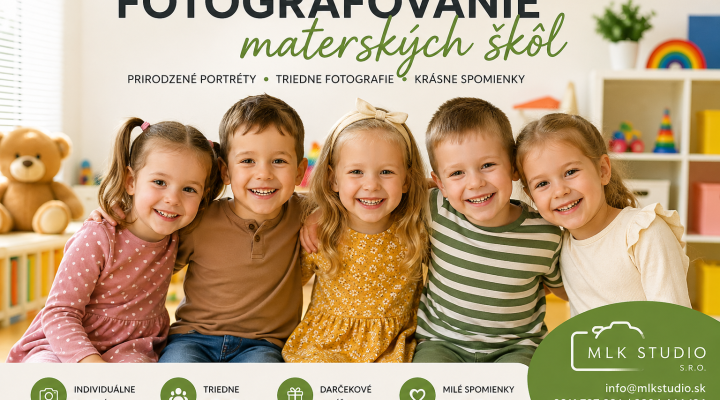 Fotografovanie materských škôl – prirodzené portréty a krásne spomienky