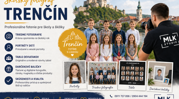 Školský fotograf Trenčín – profesionálne fotenie pre školy a škôlky