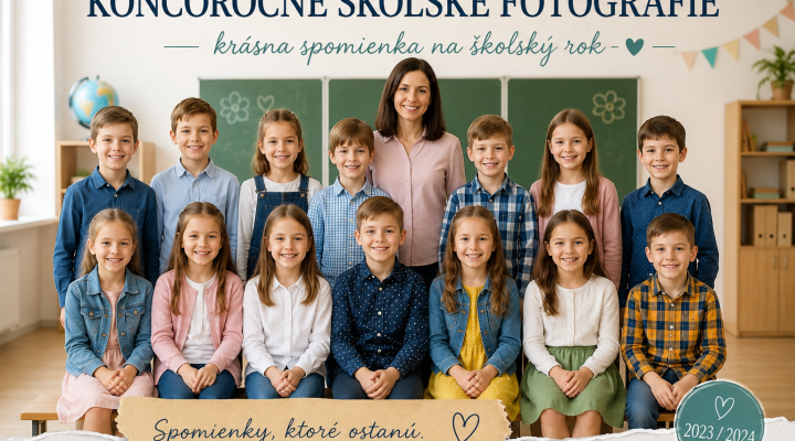 Koncoročné školské fotografie – krásna spomienka na školský rok