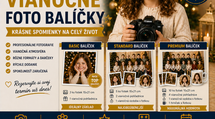 Najpredávanejšie vianočné foto balíčky