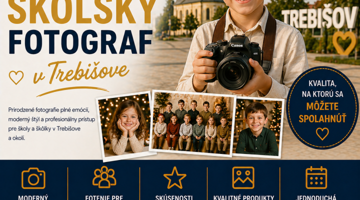 Školský fotograf Trebišov – profesionálne fotenie škôl a škôlok