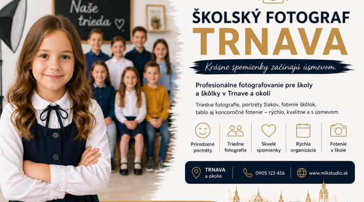 Školský fotograf Trnava – profesionálne fotenie škôl, tried a škôlok