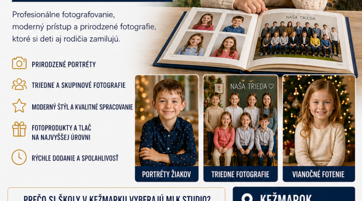 Školský fotograf Kežmarok – profesionálne fotenie škôl a škôlok